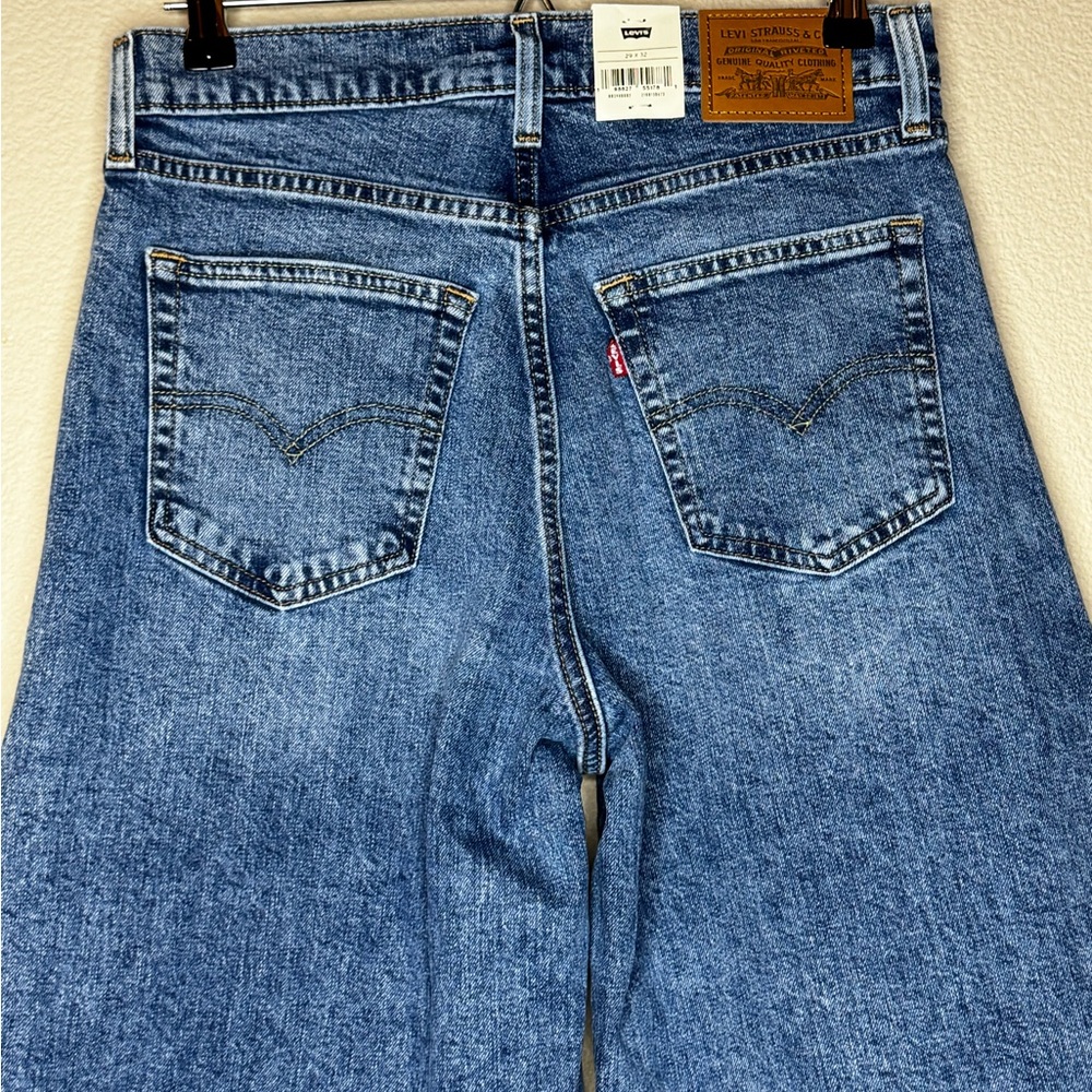 NWT Levi’s 728 High Rise Wide Leg Jeans 29x32 - Picture 9 of 10